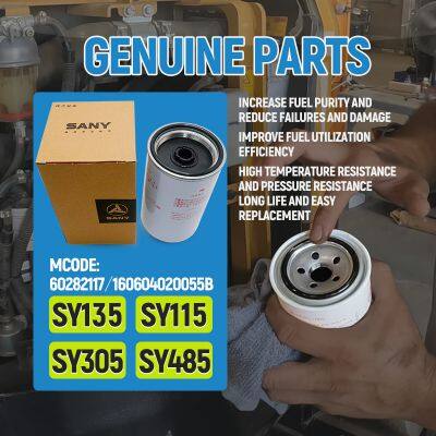 SANY Original Genuine Excavator Engine Filter Fuel Filter 60282117 Separator Filter for SANY photo-6