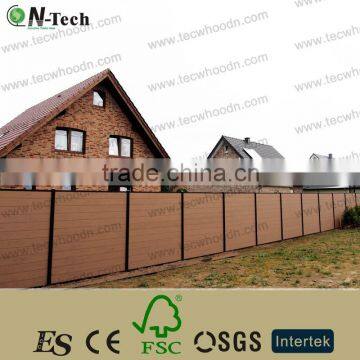 Hot deal colormix woodgrain wpc fence