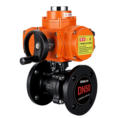 Электроприводной шаровой кран