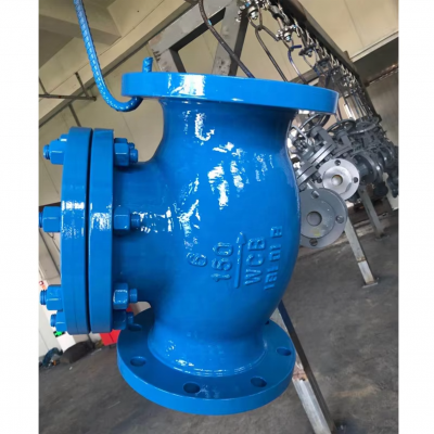 ANSI Check Valve H44H/H44W-150LB DN300 WCB Cast Steel Ductile Iron Stainless Steel Swing Flange Check Valve photo-6