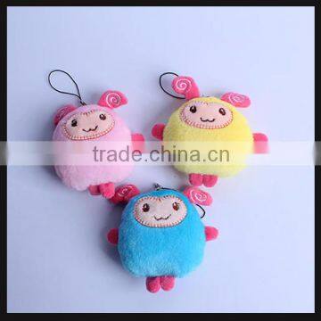 10cm stuffed sheep toy keychain for sale