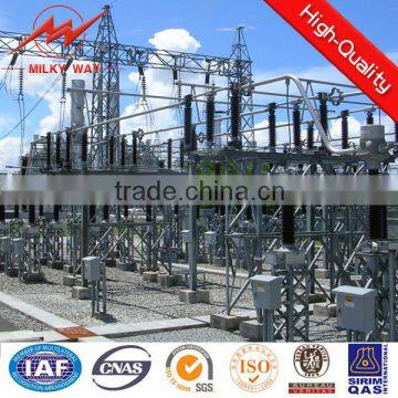 15m Gr50 galvanized substation components angel steel