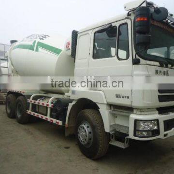 Used China made Shacman year 2013 14m3 mixer truck and second hand Shacman delong year 2013 14m3 mixer truck located shanghai