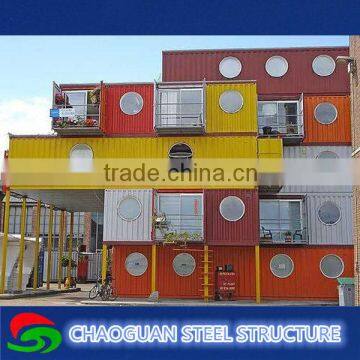 Flat packed container house design ,sandwich panel container cabin house