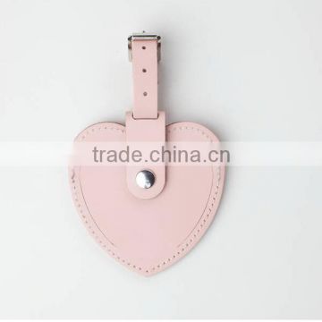 heart shaped luggage tags leather gift