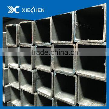 Square galvanized pipe Cold/hot dip galvanized rectangular tube