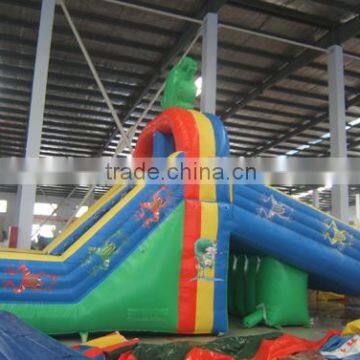 Cheap Factory Supply Inflatable Pvc Frog Animal Slide for Kids, Giant Kids Water Toys for Sale, Inflatalbe Water Equipment Toys