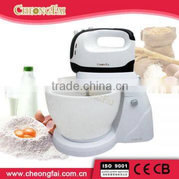 250W high power hand mixer with rotatable bowl