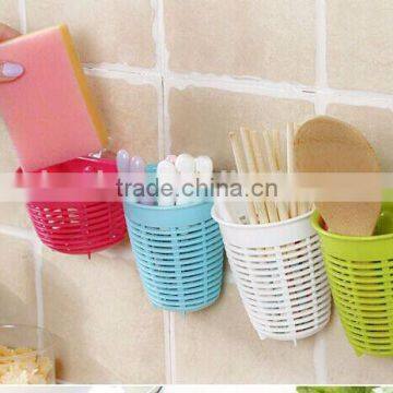Mini Plastic Storage Rack Bathroom Sucker Small Storage Box photo-2
