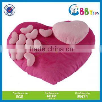 2015 Fashion red heart shaped pillow For Girl