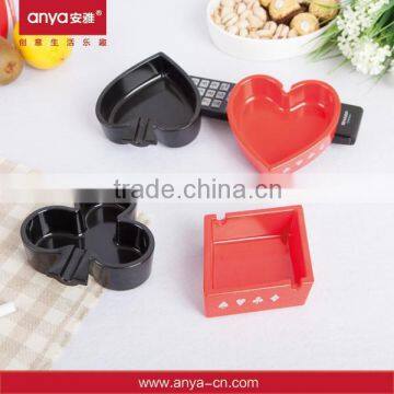 D537 Similar as porcelain poker ceramic ashtray cheap ashtray cigarette ashtray with popular