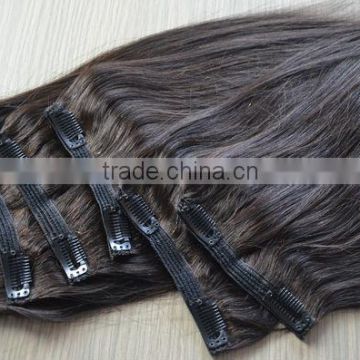 2015 hot fashion 100% virgin afro curly brazilian remy clip-in hair extensions