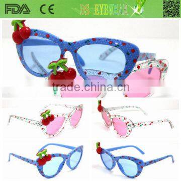 High quality cherry accessory sun glasses for kids,gift for kids