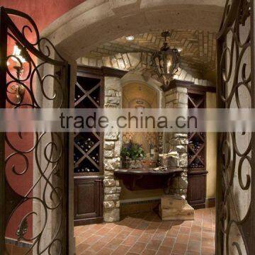 Wrought Iron Decorative Wine Cellar Door,customized Size photo-6