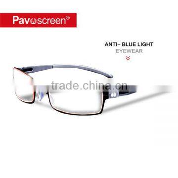 Pavoscreen glasses blue light UV ray blocking glasses reading computer eyeglasses