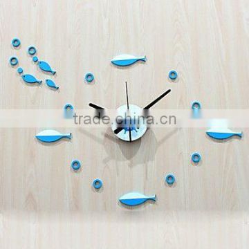 Modern Fish Design Acrylic Wall Clock