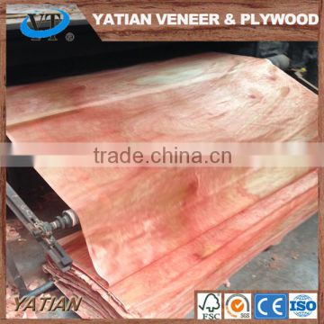 Grade A-D 0.28mm plywood face veneer bintangor wood veneer