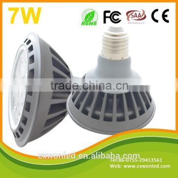 alibaba china 7w par30 led spot lamp 30degree beam angle aluminum ac85-265v led par lamp