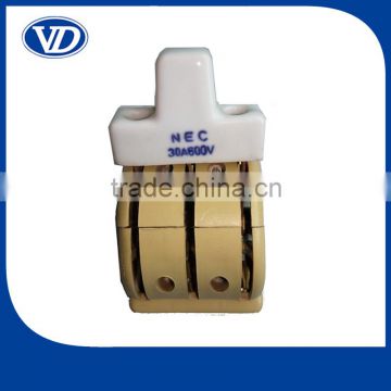 3P30A Double throw porcelain knife switch