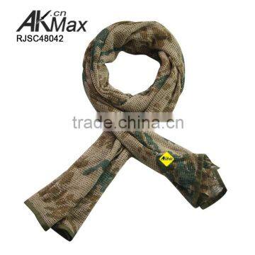 Breathable Super Cool Woodland Tactical Scarf From AKMAX For Outdoor