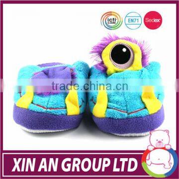 Custom Animal Shape Stuffed Plush Novelty Slippers for Children