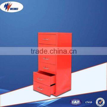 Functional 6 Drawers Cold Rolled Stainless Steel Cabinet Godrej Steel Drawer Filing Cabinet