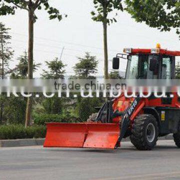 ER10 Euro III Engine Front Wheel Loader With Grapple Bucket photo-4