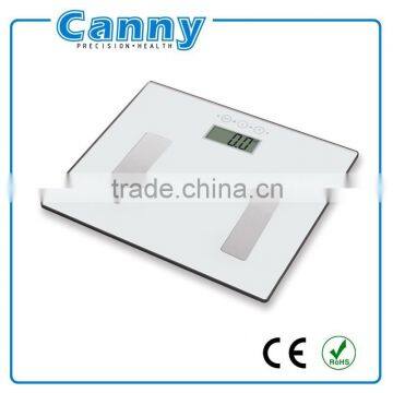 factory cheap silk printing 6mm or 8mm tempered glass 150kg or 180kg body composition fat analyzer with CE RoHS PAHS