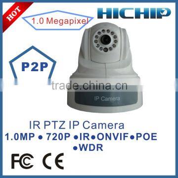 Hichip H.264 HD POE P2P IP Camera with pan tilt