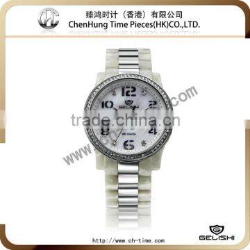 Quartz Resin Band Your Own Brand Custom Logo Woman Watches photo-2