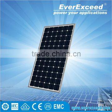 EverExceed High Efficiency 80w Monocrystalline Solar Panel for solar street light system with intelligent controller