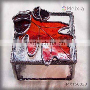 MX160030 china wholesale stained glass jewelry box for custom logo promotion gift