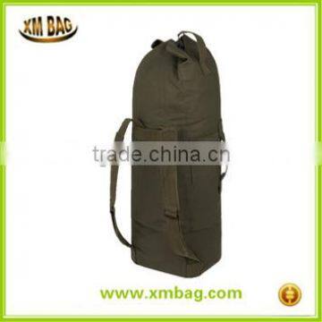 Canvas Duffle Bag with Adjustable Straps Olive