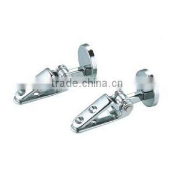 Zinc Toilet Seat Hinge, With Screw Fitting Parts, Chrome Finish, X29032