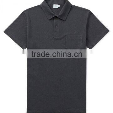 Cotton Plain Polo T-Shirt Short Sleeve Wholesale Polo T-Shirt photo-3