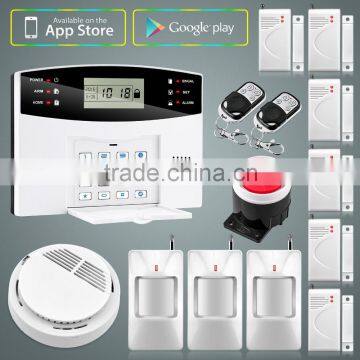 High Quality YL-M2B LCD Display with Time Clock GSM Intelligent Wireless Home Burglar Security Alarm System