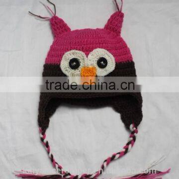 Fancy Animal Baby Owl Hat Hot Sale Baby Hat Crochet Pattern