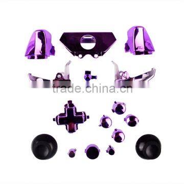 Chrome purple buttons for XBOX ONE controller RT LT accessories