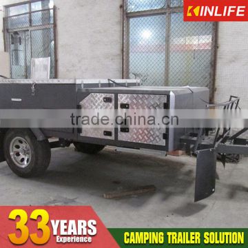 Off Road Camper Tent Trailer Stainless Steel Kitchen Kindle