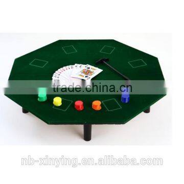 Mini popular Poker game with legs including 50pcs chips