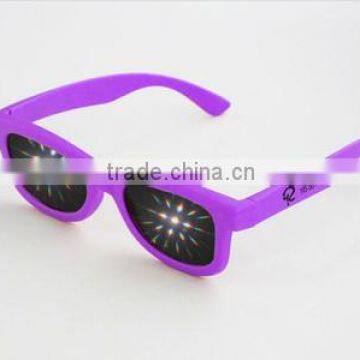 2014 new arrival custom logo colorful paper or plastic rave glasses