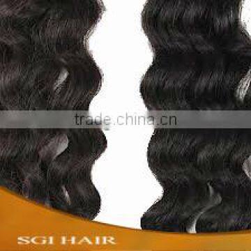 16 Virgin Indian Remy Human Hair Weft DeepWavy