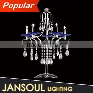 vanity modern crystal table light for wedding decoration