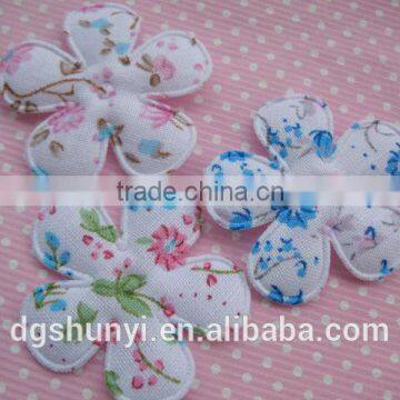 floral chiffon fabric embroidered flower patch