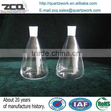 Polishing Kinds Shape Quartz Glass Lab Furnace With Glass Stopper photo-3