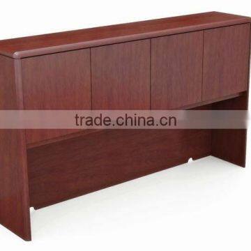 Veneer desk and hutch with laminate doors SON-44CHY