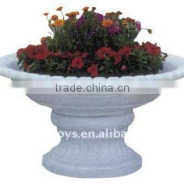 Outdoor Marble Flowerpots