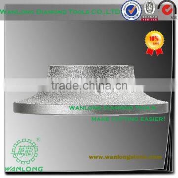 high quality vacuum brazed diamond grinding wheel for stone grinding and dressing