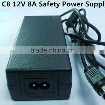 low price high quality power adapter 12v 8amp