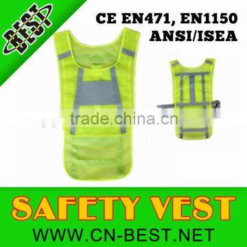 CE EN471 2013 news Running Safety Vest Photon LED Light L.E.D Labs run at night seen